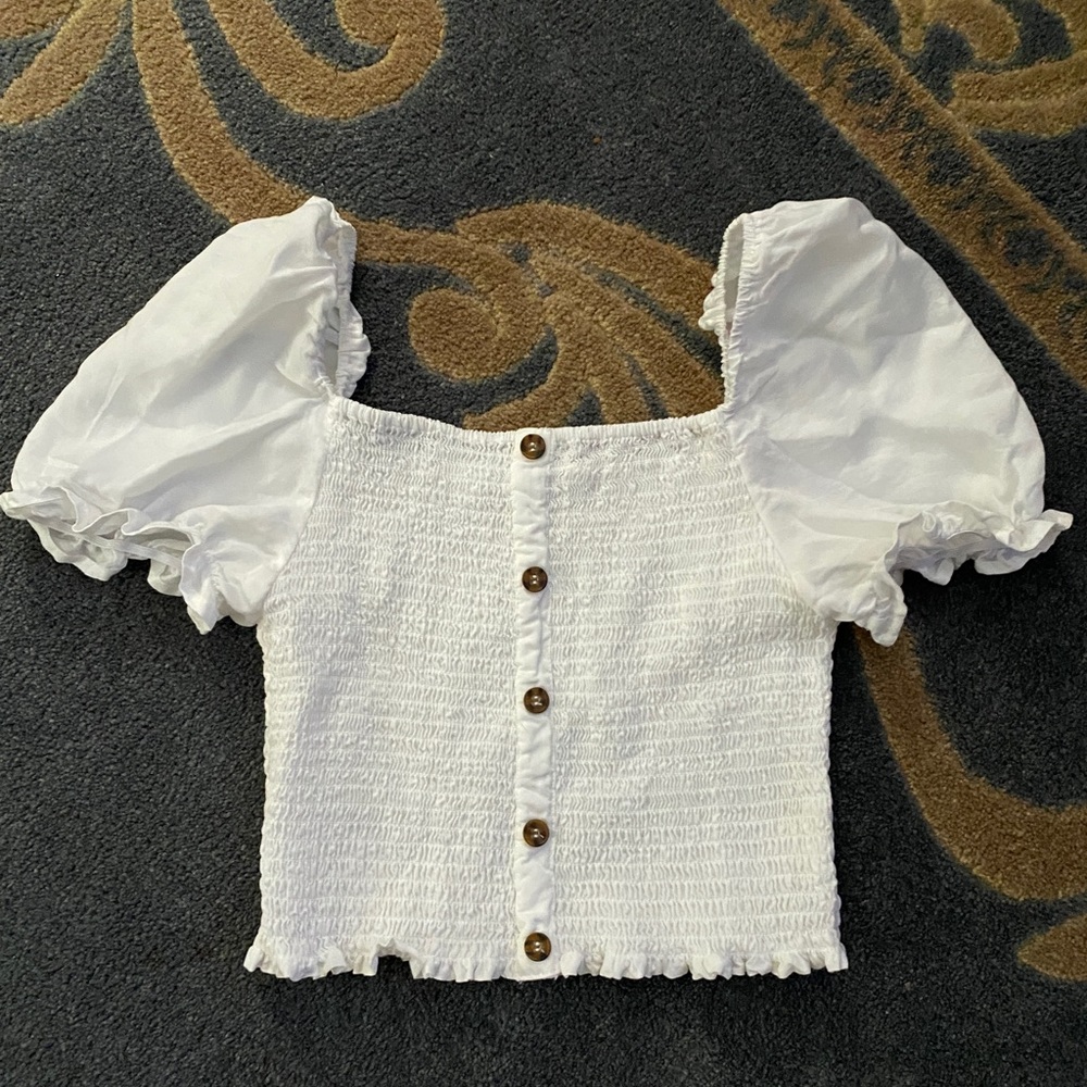 White elastic top